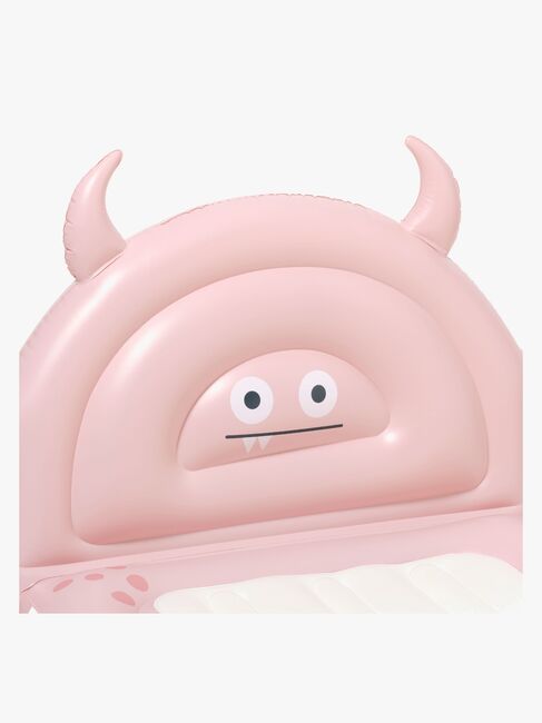 SUNNYLiFE  Oppblåsbar Barneseng, Monster Pink