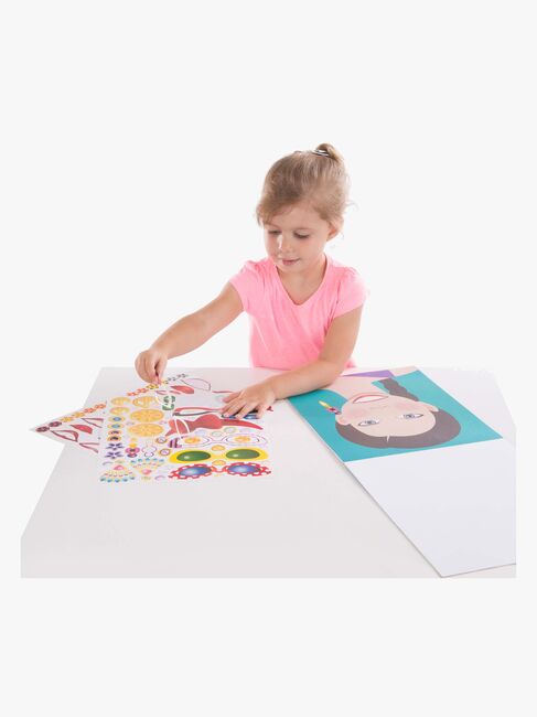 Melissa & Doug Make-a-Face Klistremerkebok