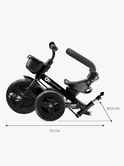 Kinderkraft AVEO 6-i-1 Trehjulssykkel, Grå