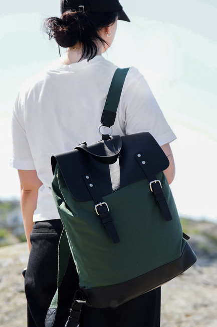 North 13.5 Stelleveske Ryggsekk, Green