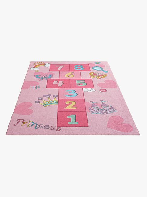 Happy Kids Gulvteppe 120x160, Rosa