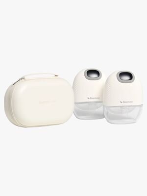 Beemoo CARE Wearable Slim Elektrisk Brystpumpe Dobbel inkl. Oppbevaringsveske, White