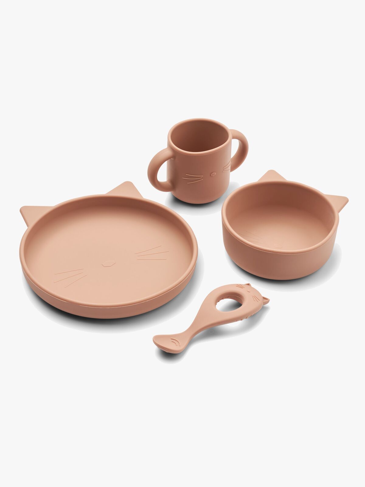 LIEWOOD Vivi Cat Matsett Silikon, Dark Rose