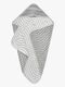 Leander Håndkle med Hette, Woodland Cool Grey
