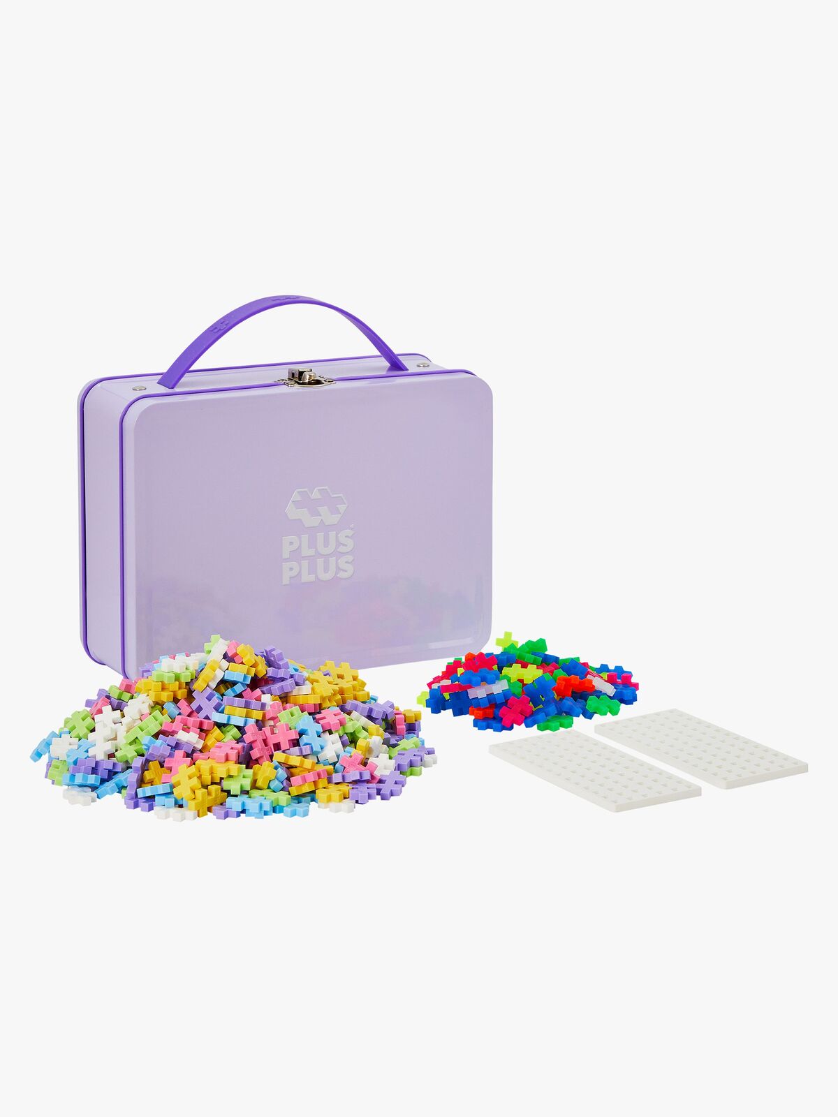 Plus-Plus Suitcase Metal Pastel