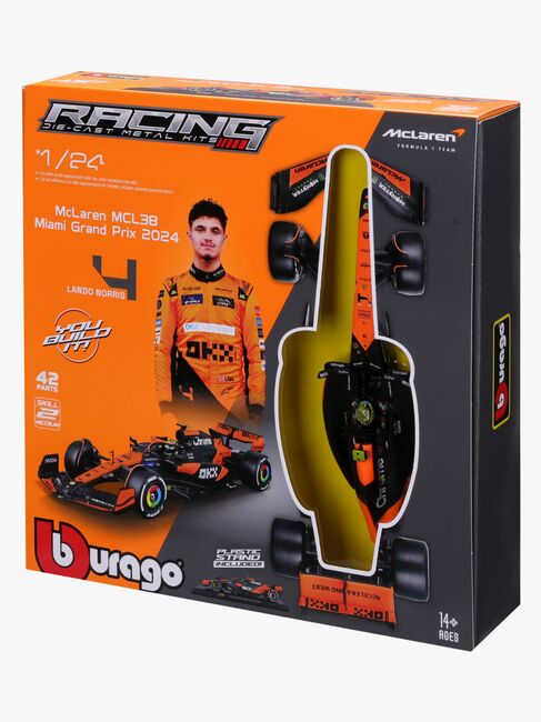 Bburago F1 Mclaren MCL38 Modellsett Norris #4 1:24