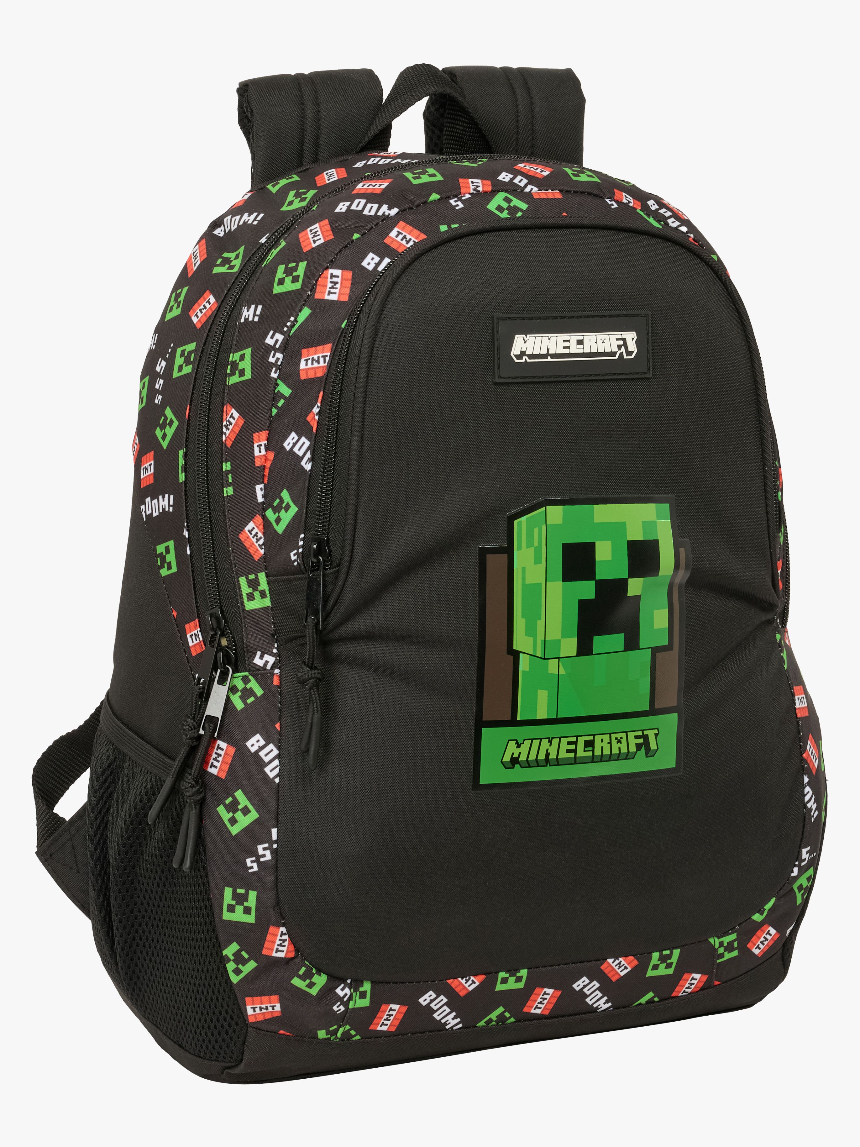 Minecraft Ryggsekk 23L, Svart - Ryggsekker - Polyester