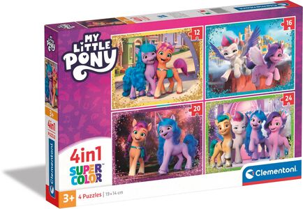 Clementoni Puslespill My Little Pony 4-in-1