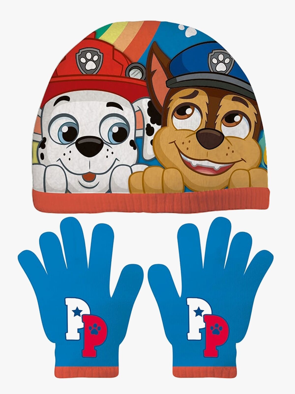 Paw Patrol Lue og Votter, Blå