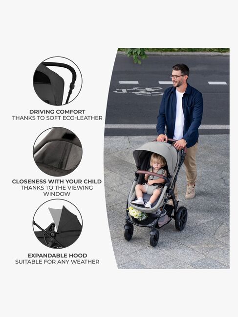 Kinderkraft MOOV CT 3-in-1 Mink Pro Duovogn, Black