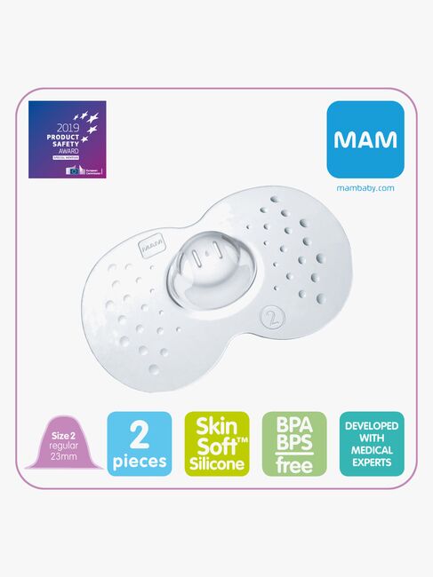MAM Brystskjold 2-pack Str 2
