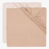 Jollein Stretchlaken 2-Pakk 40x80, Blush/Wild Rose