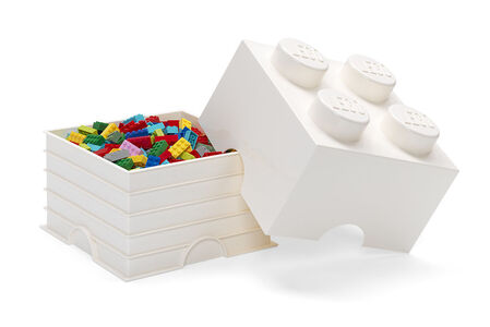 LEGO Oppbevaringsboks 4 Hvit