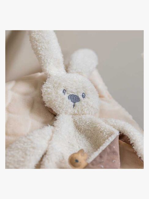 Nattou Lapidou Teddy Koseklut Trekant, Benhvit