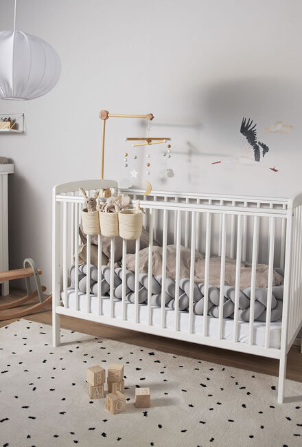 JLY Dream Sprinkelseng 60x120, Hvit