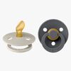 BIBS Colour Smokker 2-pack Lateks Str 1, Sand/Iron