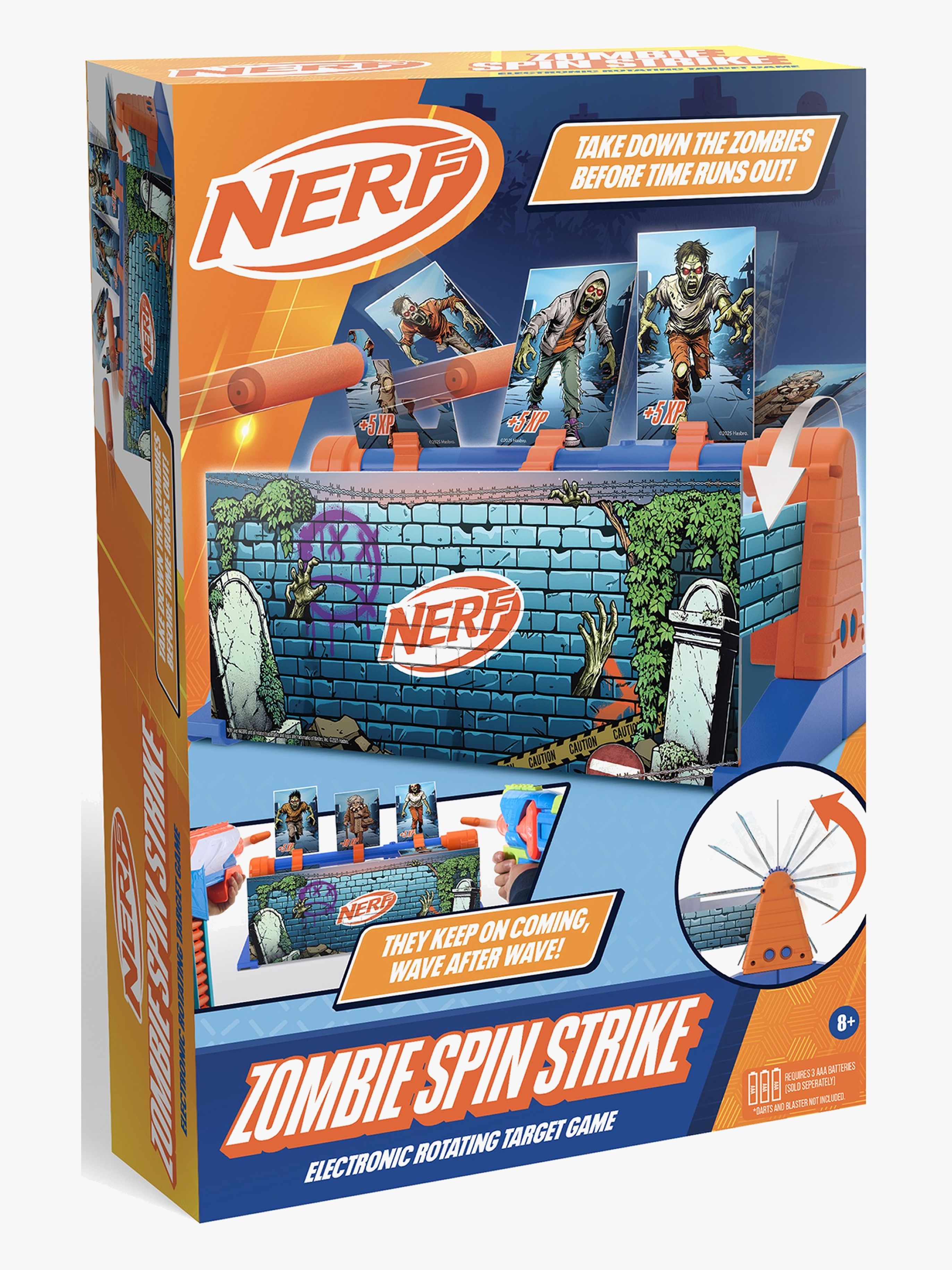 NERF Mål Zombie Spin Strike - Blasters