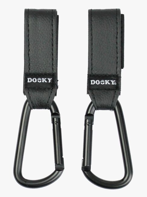 Dooky Barnevognkroker 2-Pakk, Black