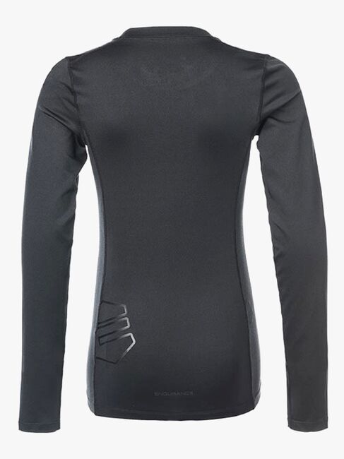 Endurance Leba Langermet T-Skjorte, Black