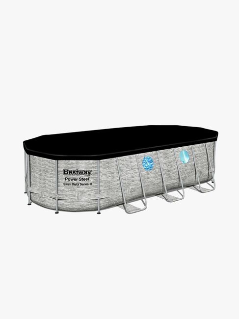 Bestway Power Steel Swim Vista Series Oval Bassengsett 549x274x122 cm