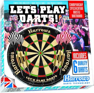 Harrows Let's Play Darts Set Darttavle