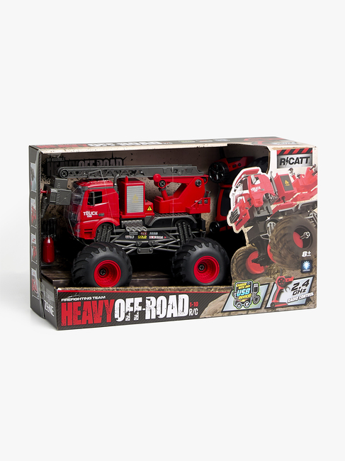 Alex's Garage Radiostyrt Heavy Off-Road Kjøretøy, Rød