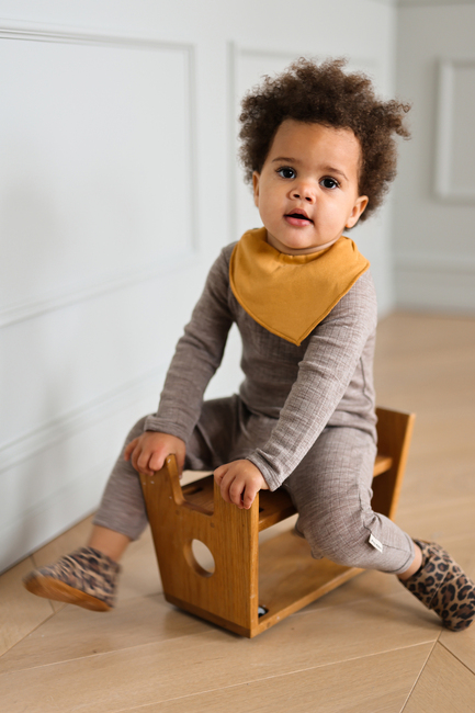 Mikk-Line Tøfler Semsket Skinn, Leo