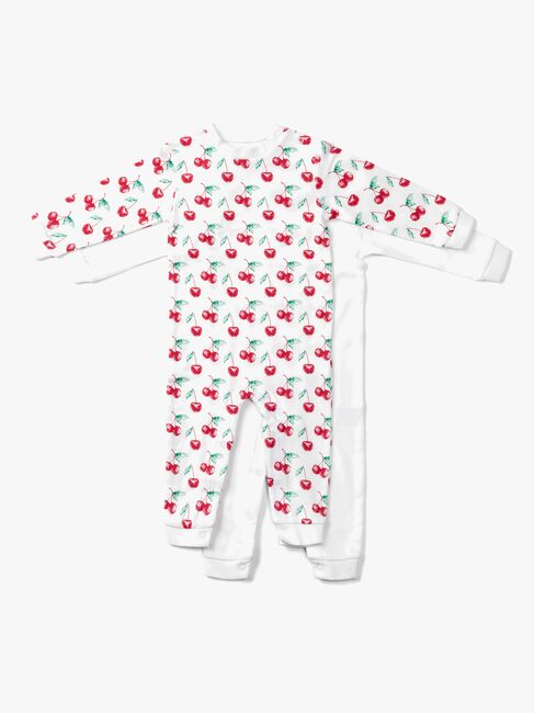 Tiny Treasure Maxime Jumpsuit 2-pack, White