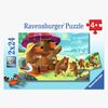 Ravensburger Bjørnefamilien Puslespill 2x24 Brikker