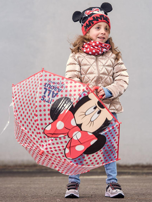 Disney Minni Mus Paraply, Rosa