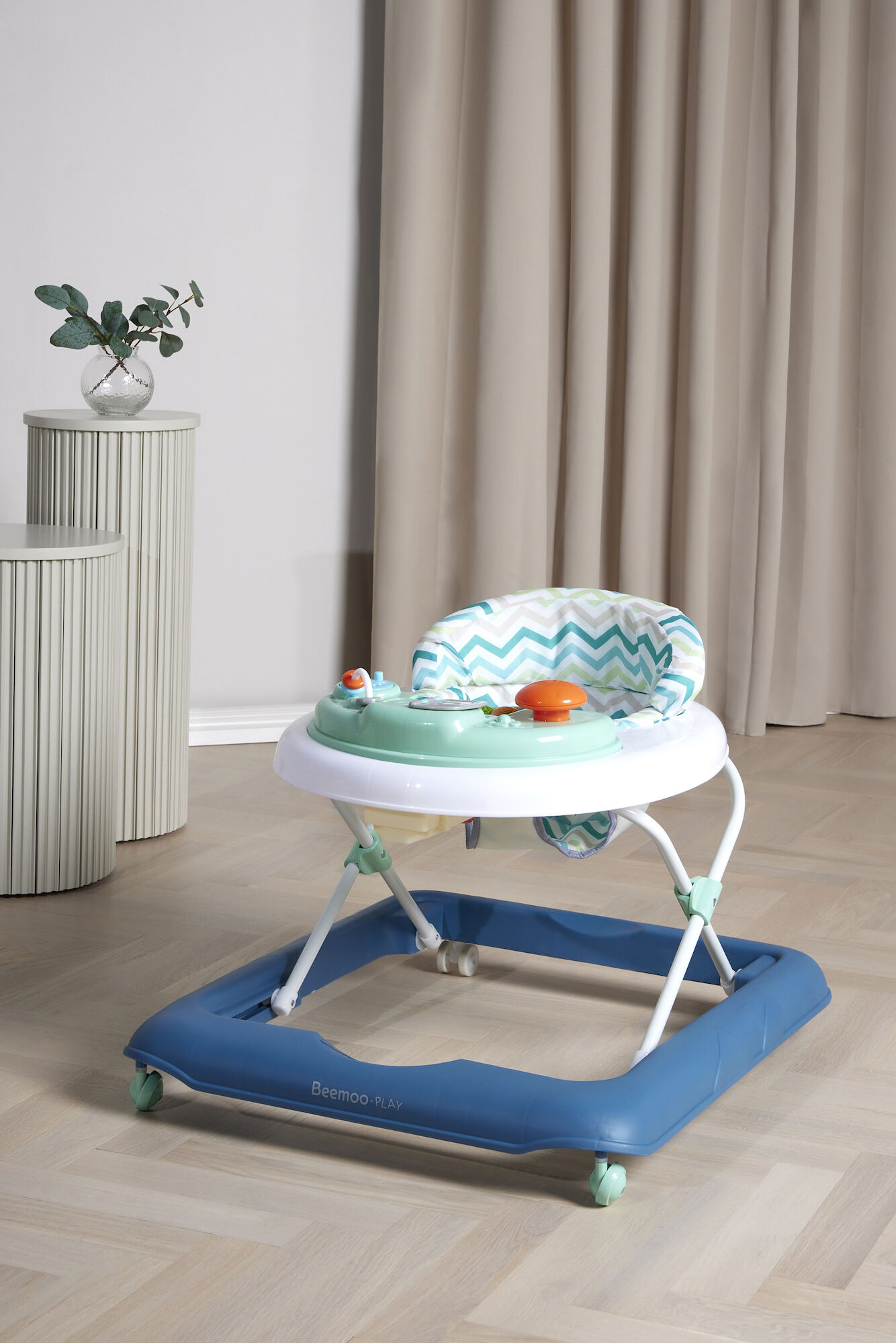 Beemoo PLAY Walk Gåstol, Sky Blue - Gåstoler