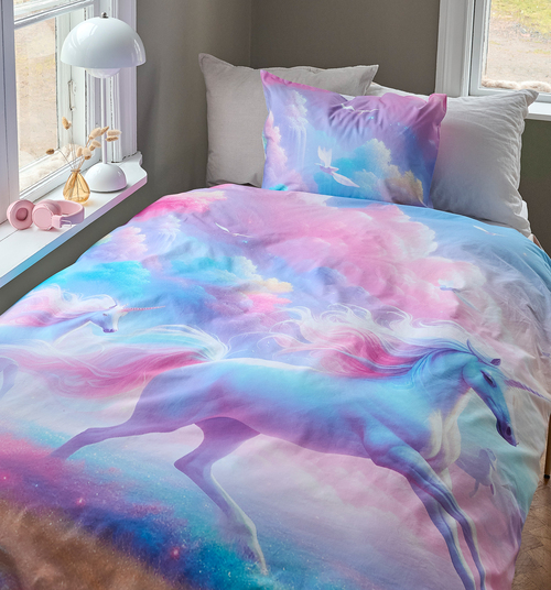 Borganäs Sengesett Enhjørning 150x210