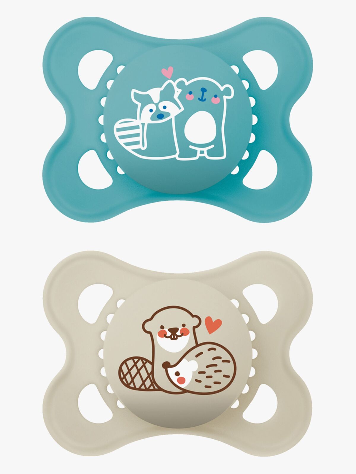 MAM Original Naturgummi Smokker 0-6m, Blå