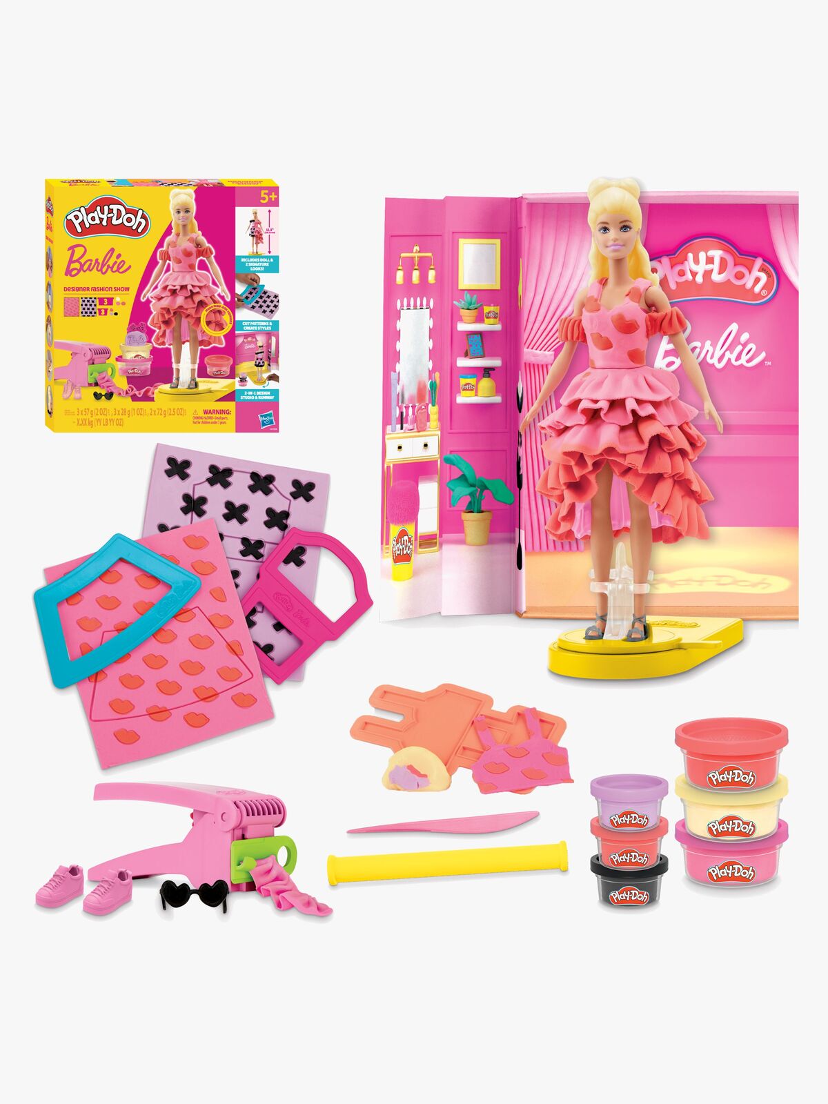 Play-Doh Barbie Modelleire med Dukke Designer-motevisning