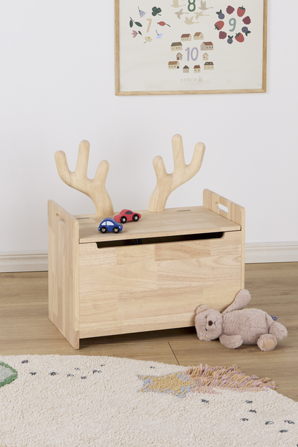 Minitude Nordic LEO Oppbevaringsbenk, Nature