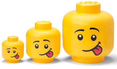 LEGO Oppbevaring Silly 3-pakning, Gul