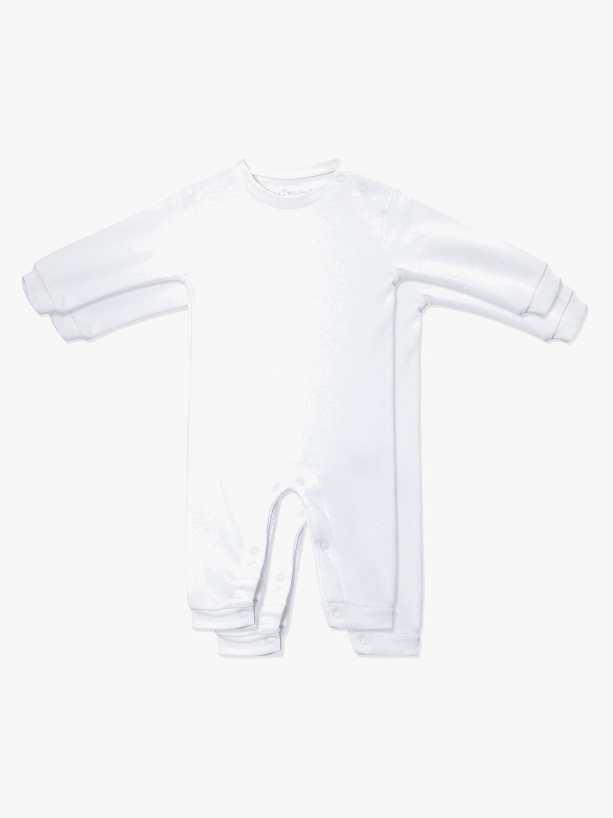 Tiny Treasure Maxime 2-Pack Pysjamas, White