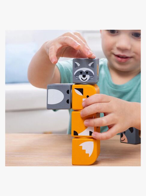 Melissa & Doug Blockables Byggesett Skogsdyr 16 Deler