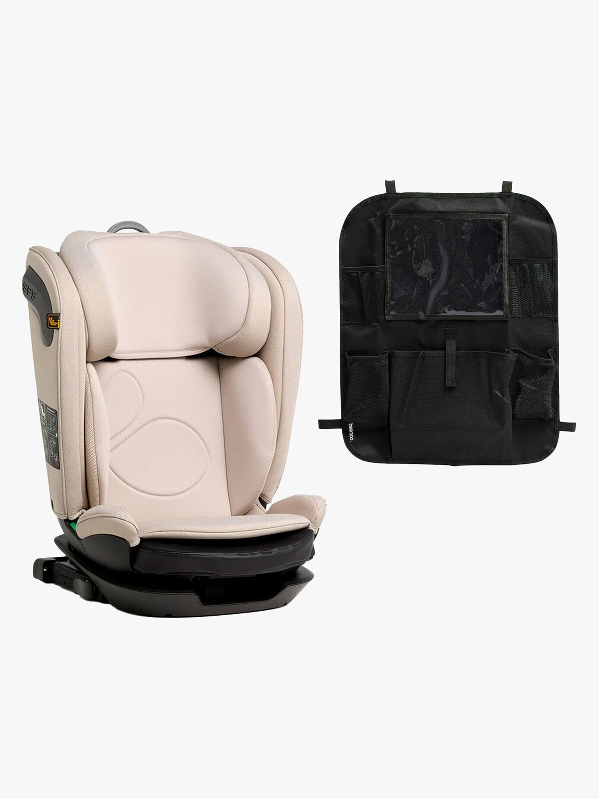 Beemoo Reform ISOFIX Beltestol inkl. Beemoo Smart Organizer, Oat