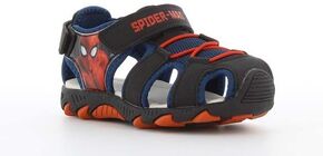Marvel Spider-Man Sandal, Black/Cobalt Blue