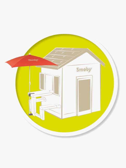 Smoby Parasoll Til Piknikbord, Rød