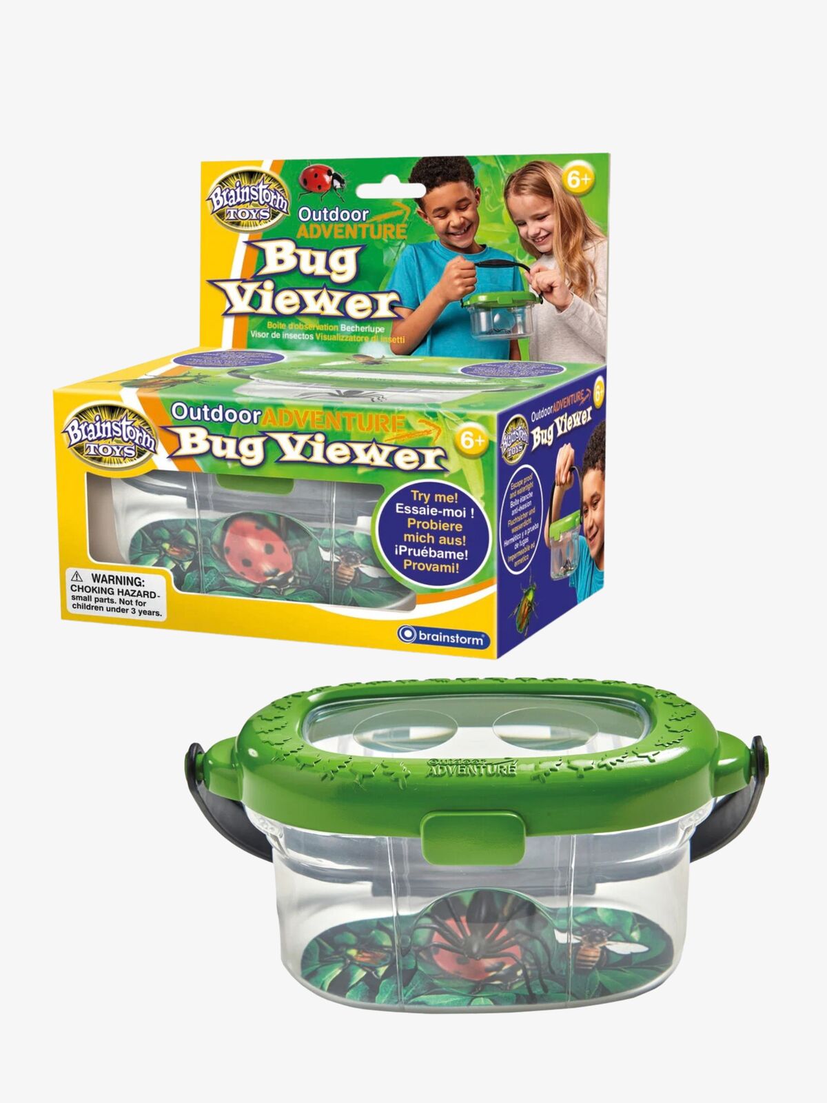 Brainstorm Outdoor Adventure Insektglass med Forstørrelsesglass