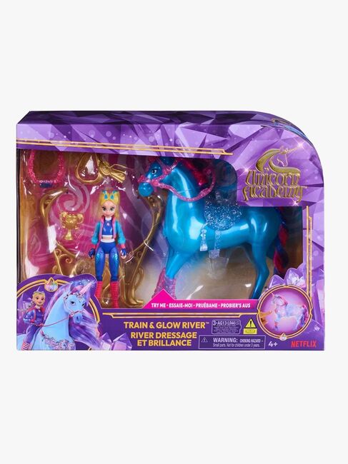 Unicorn Academy Figursett Isabel & River: Train & Glow