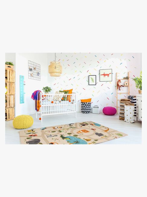 Happy Kids Gulvteppe 140x200, Linne