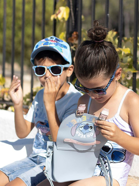 Disney Stitch Satchel Skulderveske, Lyseblå