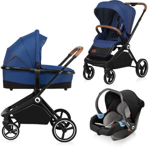 Lionelo 3-in-1 Mika Duovogn, Blue Navy