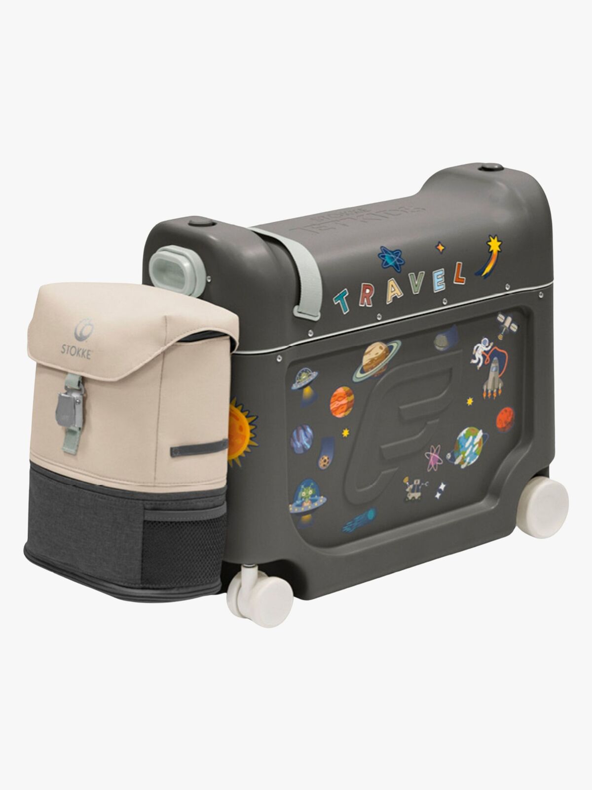Stokke JetKids Reiseseng og Ryggsekk, Midnight Grey