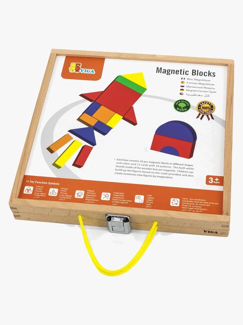 VIGA Magnetiske Klosser 42 Stk