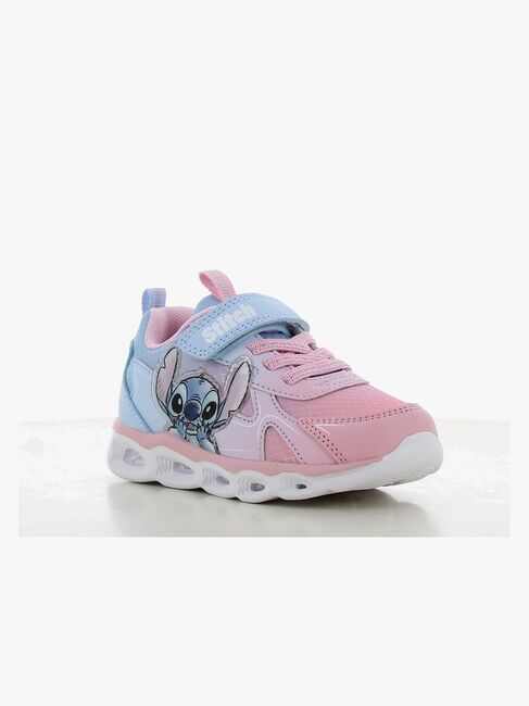Disney Lilo & Stitch  Blinkende Sneakers, Pink/Light Blue
