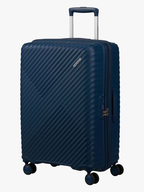 American Tourister Diablast Spinner Koffert 81-91L, Darkwave Blue
